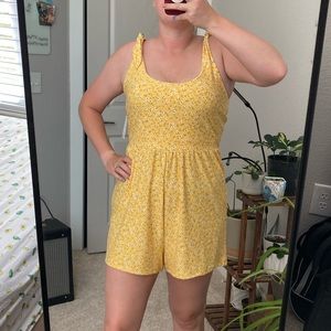 Yellow romper
